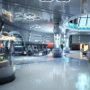 TERMINAL BUILDING MODULAR FUTURISTIC SCI FI