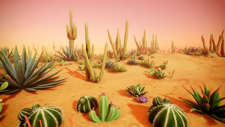 Stylized Desert Plants - Ảnh 2