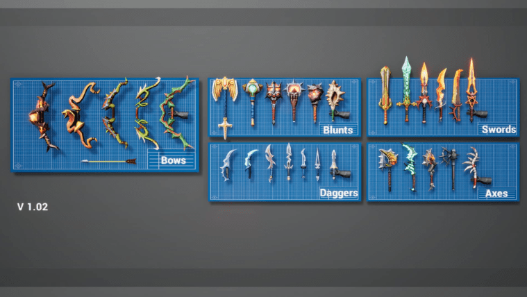 Stylized Fantasy Weapons - Ảnh 2