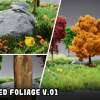Stylized Foliage Pack V.01 - Meshingun Studio