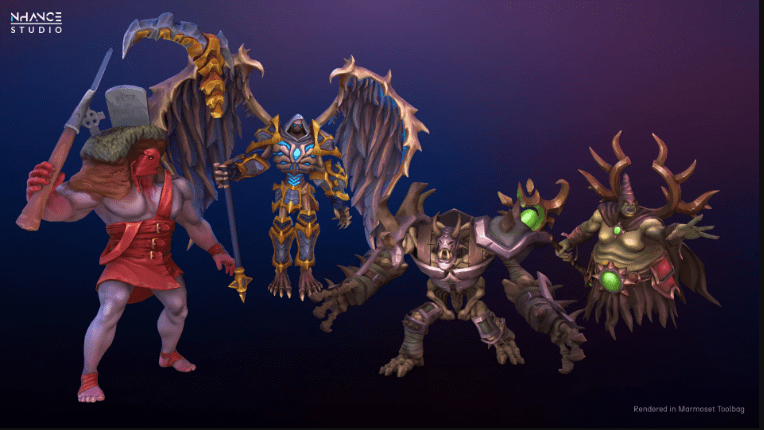 Stylized Fantasy Enemy NPC Bundle #2
