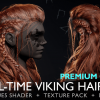 Viking Real-Time Hairstyle