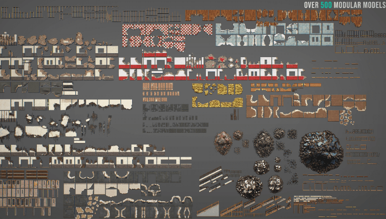 Destroyed Building Kit - Ảnh 2