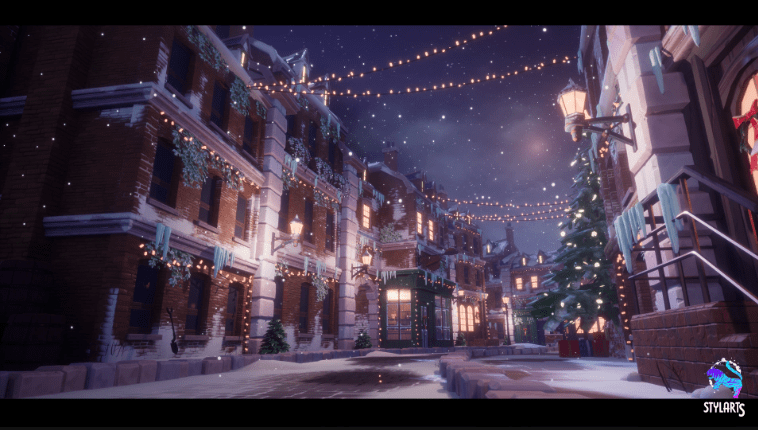 Stylized Christmas Town