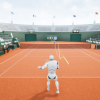 TENNIS COURT with BLUEPRINT