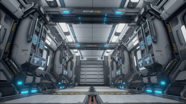 SciFi Corridor Environment