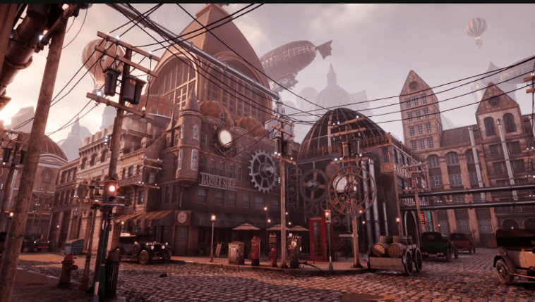 SteamPunk / Victorian Environment Megapack (Modular)