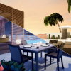 Outdoor Furniture. Day and Night Scenes