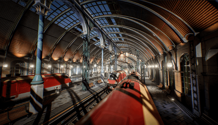 Victorian Train Station and Railroad Modular Set - Ảnh 2