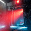 Pro-TEK Sci-Fi PBR VR Horror Corridor in Space