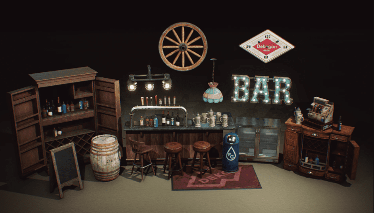 Dive Bar and Restaurant - COMBO Prop Pack (VOL 1-3) - Ảnh 2