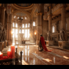 King Arthur Castle Interior Environment