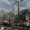 Old Industrial City and Shipyard with Factory Interiors