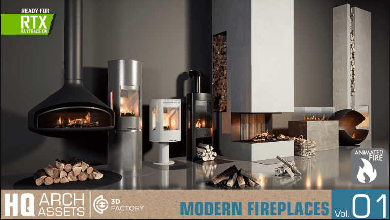 HQ Fireplaces Vol. 1