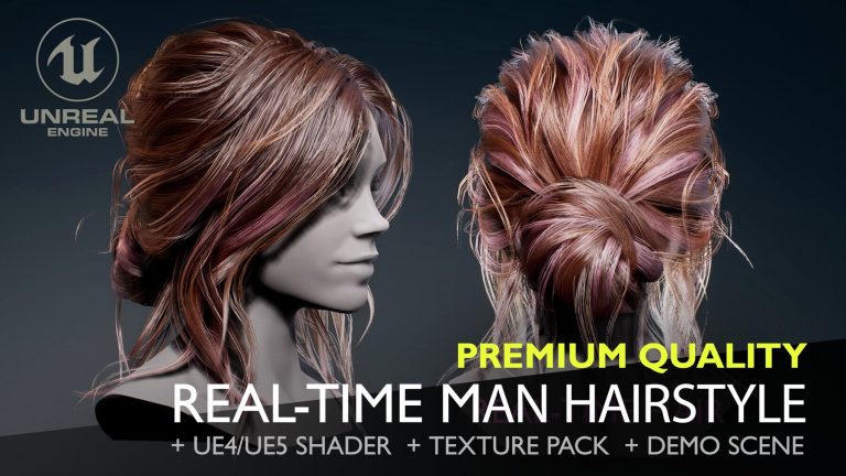 Real-Time Bun Hairstyle