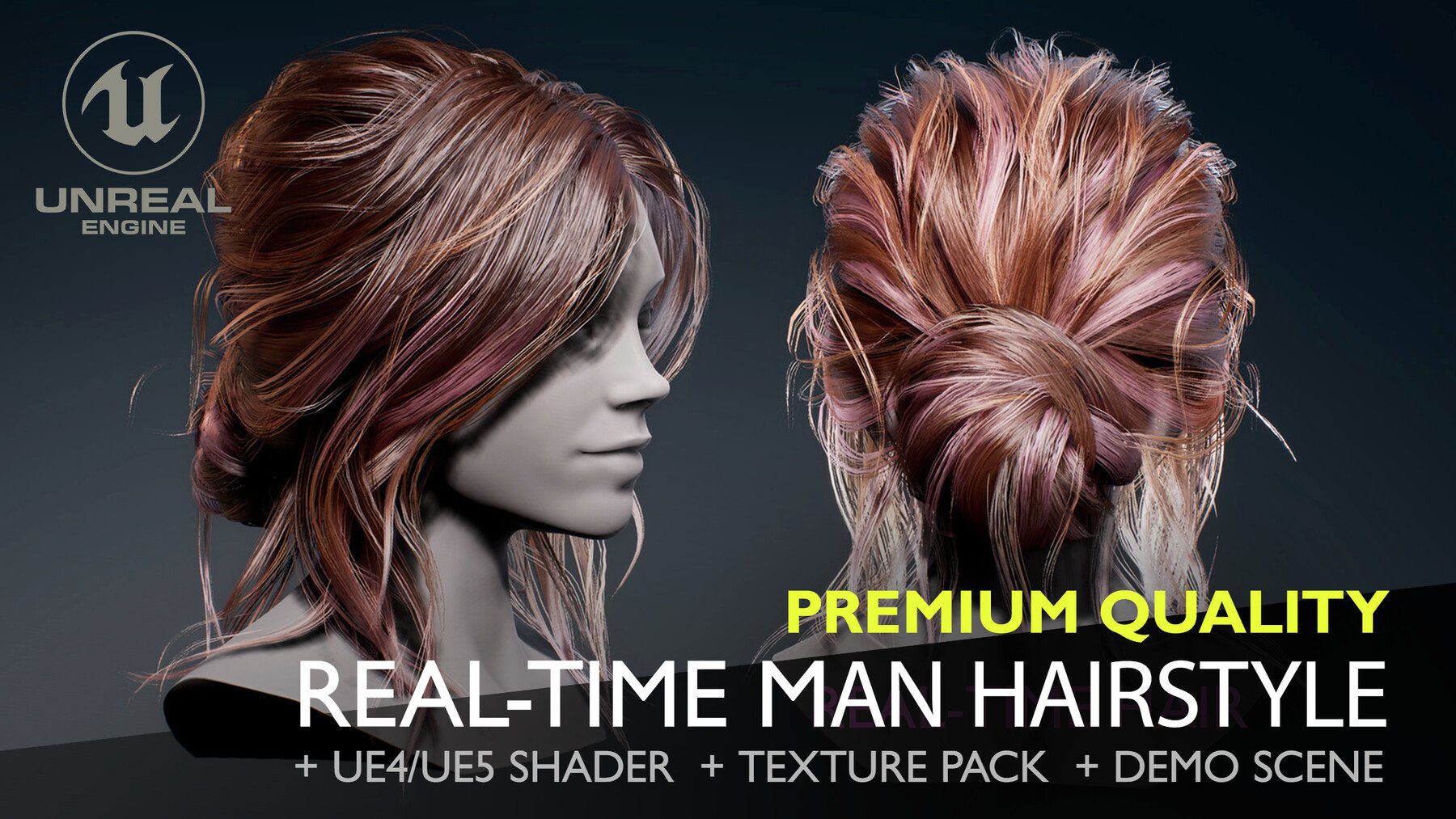 Real-Time Bun Hairstyle
