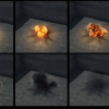Power Explosions VFX Pack // Color Explosions // Dust and Sand explosions