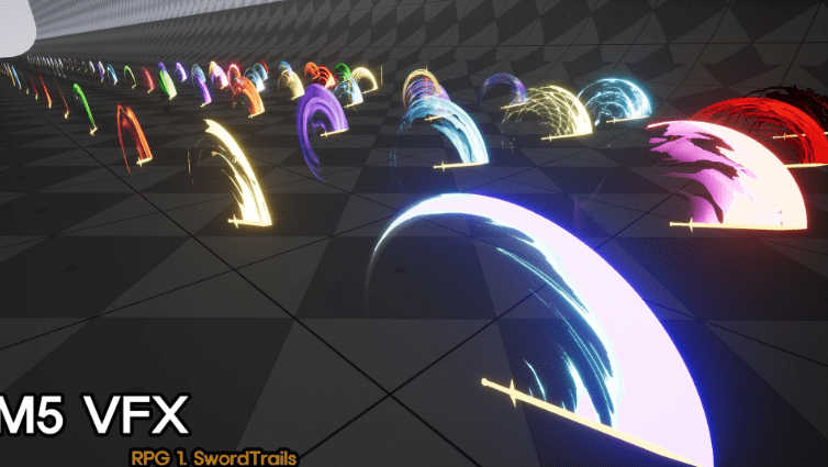 M5 VFX RPG1. Sword Trails UE 4.26