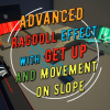 Advanced Ragdoll Effect Get up and Movement on Slope