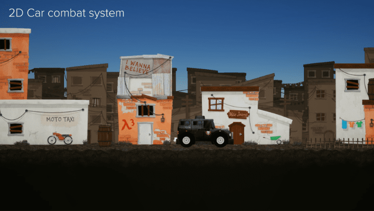 2D Car Combat Fire System