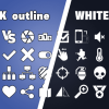 710+ Simple Flat Icons