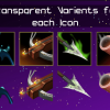 Hand Painted Weapon & Equipment Icons