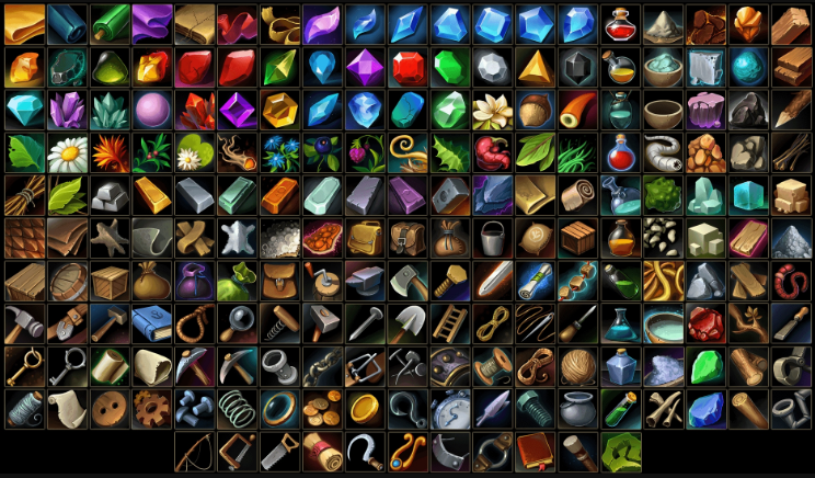 Resources and Craft Icon Pack