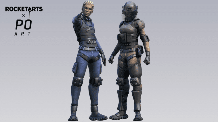 Stylized Military Female - Ảnh 2