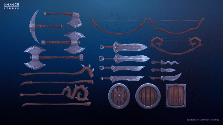 Stylized Newbie Weapons Pack