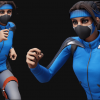Workout set for stylized female + male port