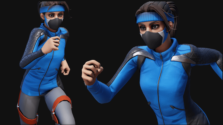 Workout set for stylized female + male port