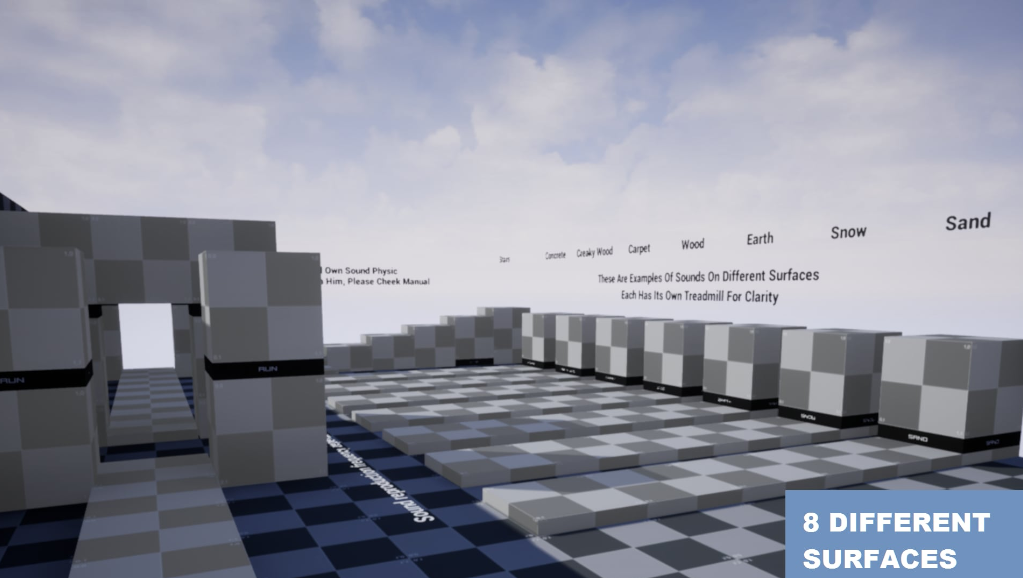 Different Footsteps Sound System (FPS) Blueprint