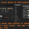 Blueprint Sticky Notes UE 4.27