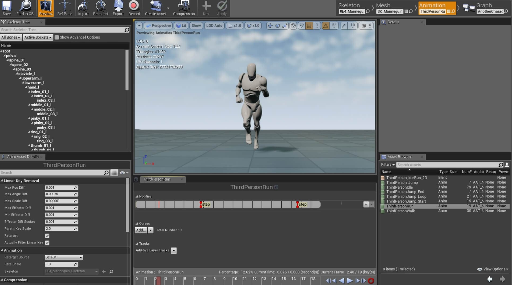 Footsteps Sounds with Blueprint Setup