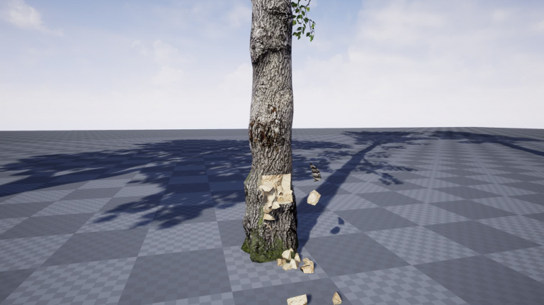 [UE4 Only] Choppable and Interactive Trees (Replicated) - Ảnh 2