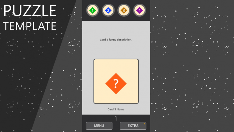 Card Puzzle Template for PC and Mobile