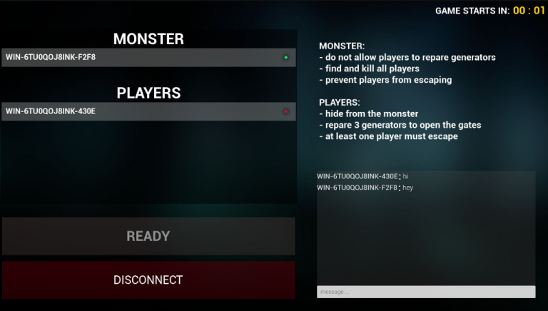 AMT (Asymmetrical Multiplayer Template, 4 vs 1)