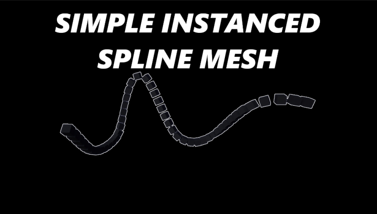 Simple Instanced Spline Mesh v1.0 UE5.3