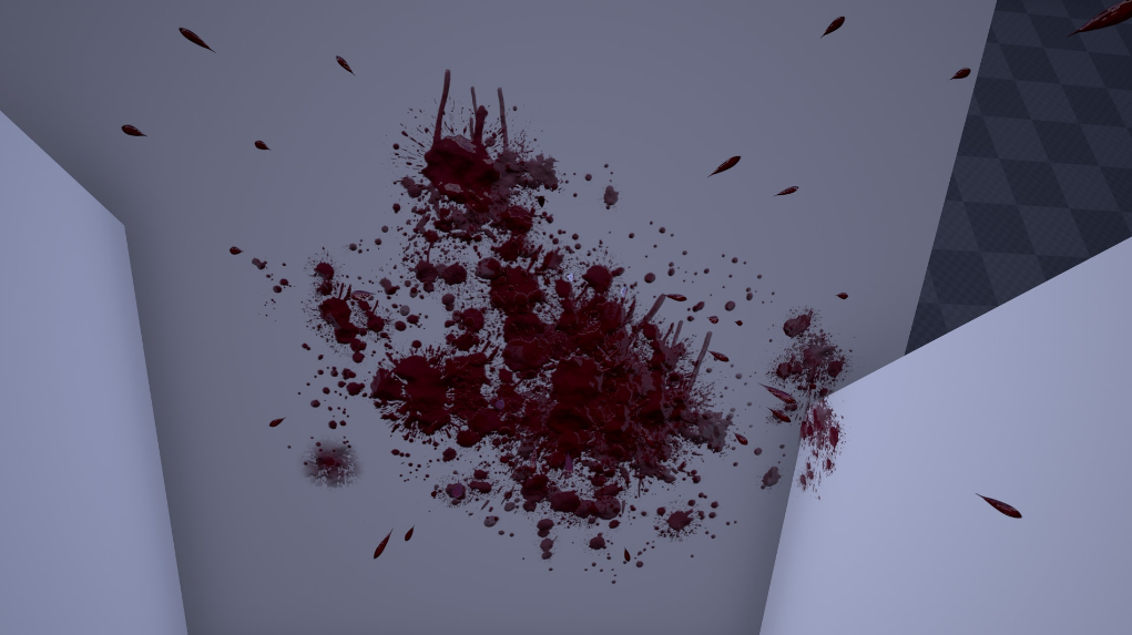 Blood Splatter Blueprint System