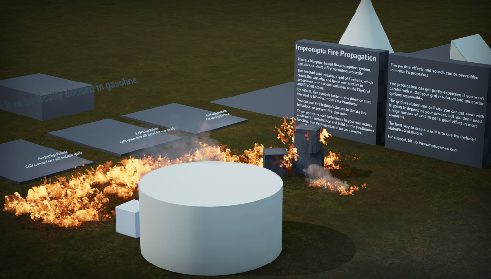 Impromptu Fire Propagation