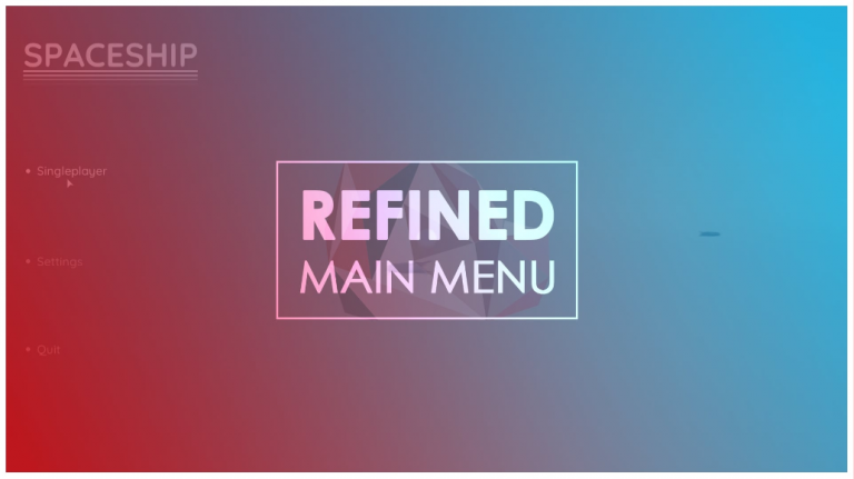 REFINED MAIN MENU