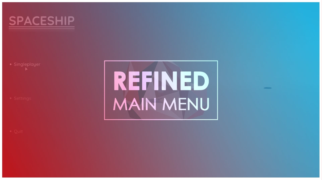 REFINED MAIN MENU