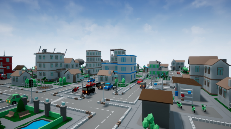 SV Low Poly City - Ảnh 2
