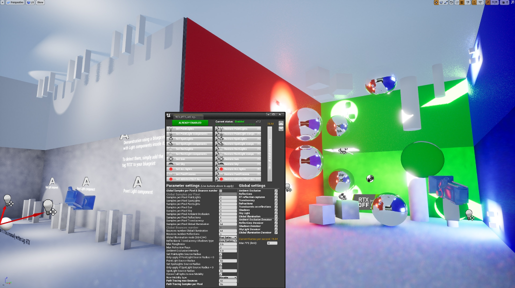 RTX RayTracing easy global settings tweaker