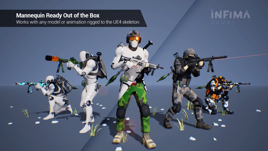 Low Poly Shooter Pack v3.2 UE5 - Ảnh 2