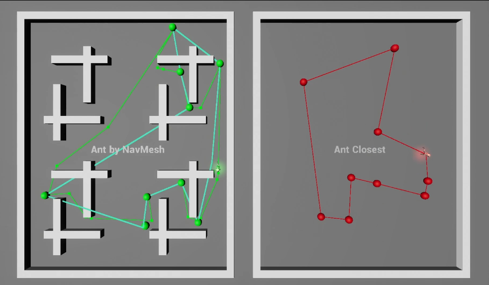 Ant Colony Optimisation Algorithm UE 4.26+4.27+5.0