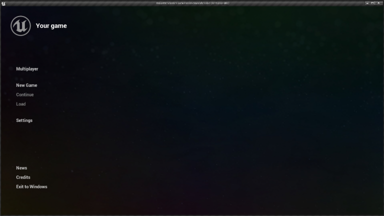 Complete Menu System