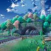 Cartoon Stylized Valley Environment