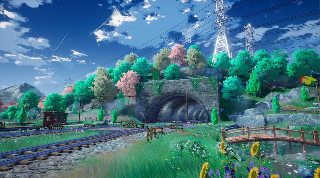 Cartoon Stylized Valley Environment