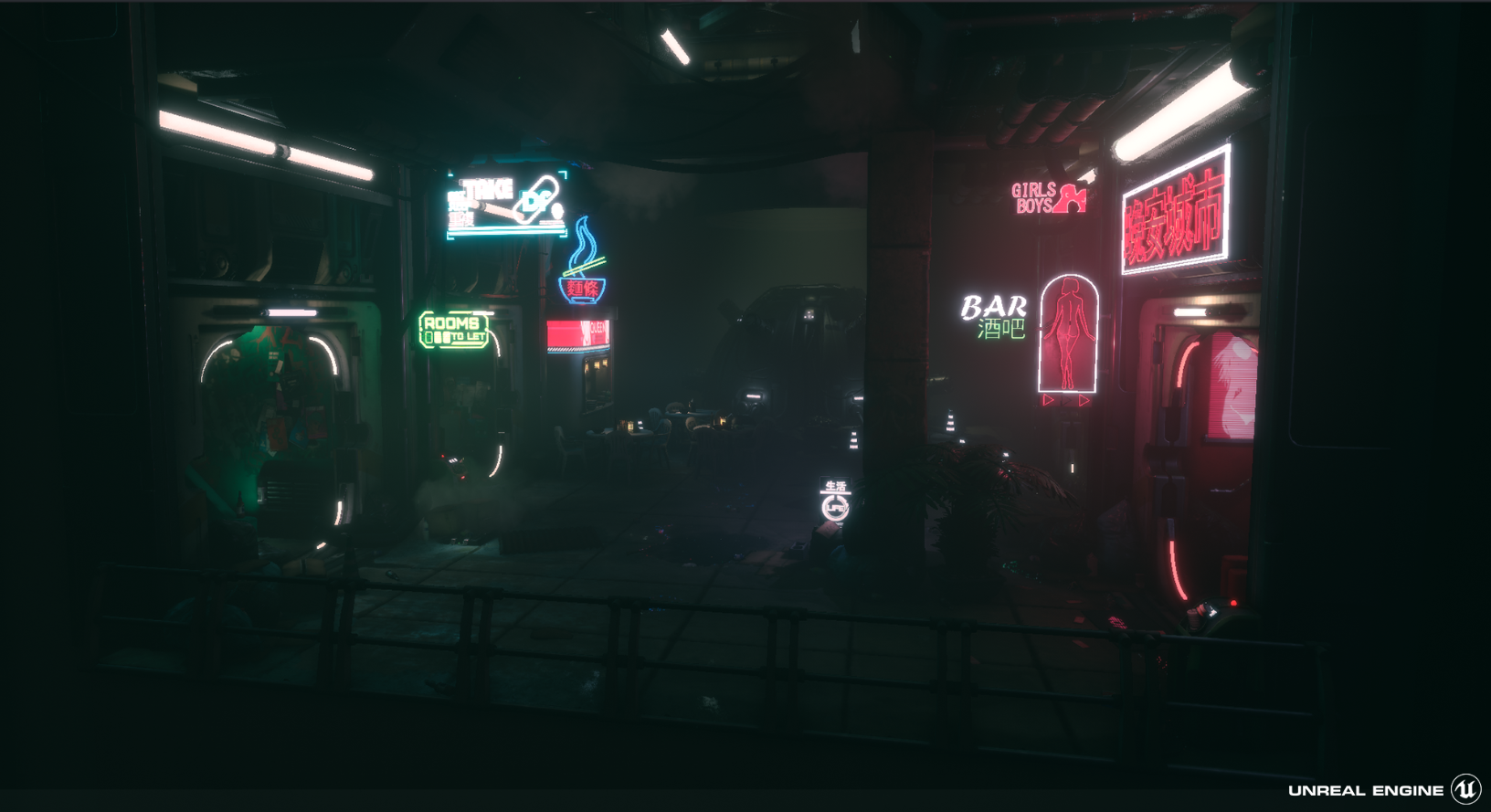 City Bowels (Cyberpunk Environment)
